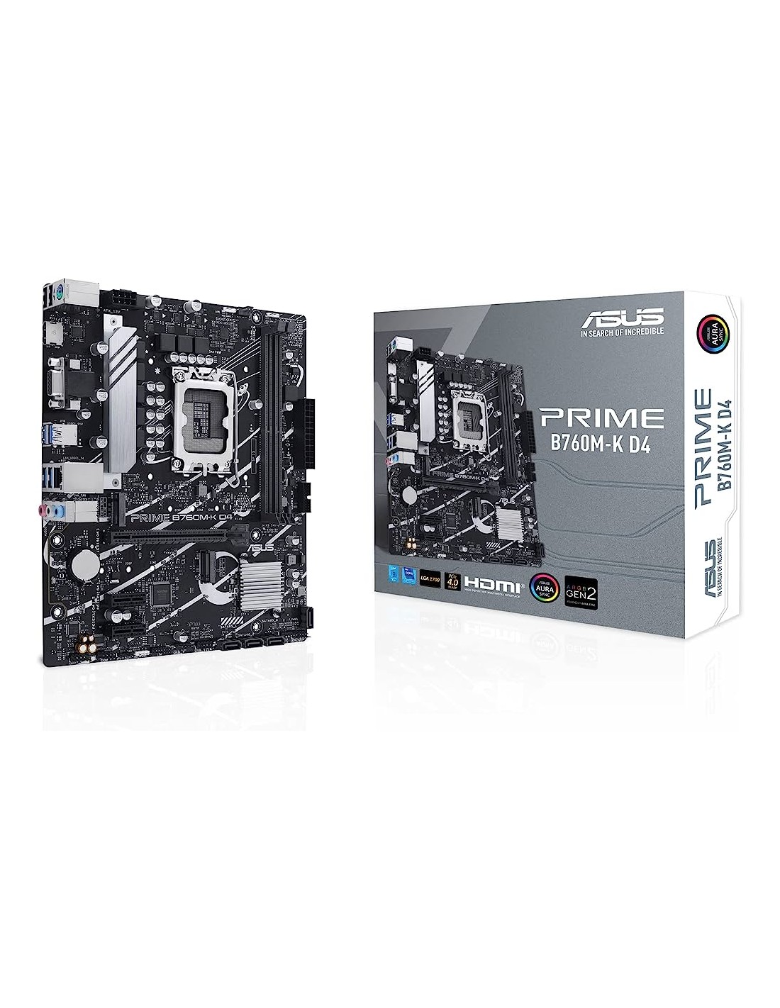 Scheda Madre ASUS PRIME B760M K LGA 1700 Micro Atx