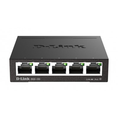 Switch D-Link 5 Porte 10 100 Mbps DGS-105 E