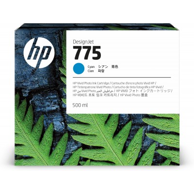 Cartuccia HP d'inchiostro ciano 1XB17A 775 500ml