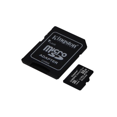 Micro SDHC Kingston 32GB  Canvas Select Plus + Adattatore SDCS2 32GB