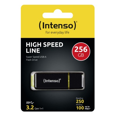 Pendrive Intenso High Speed Line 256 GB USB A 3.2 nero