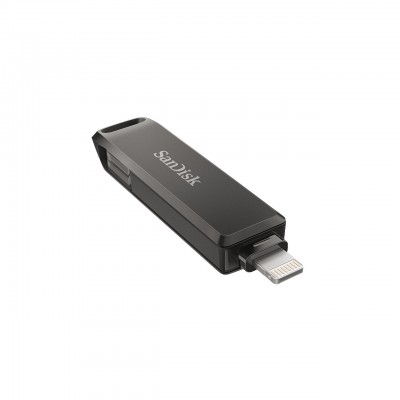 Pendrive SanDisk iXpand 64 GB USB Type-C Lightning 3.2 Nero Pendrive SanDisk iXpand 64 GB USB Type-C Lightning 3.2 Nero