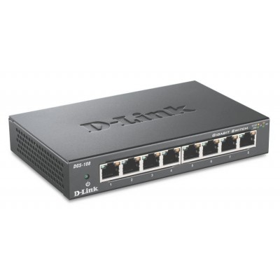 Switch D-Link 8 Porte 10 100 Mbps DGS-108 E