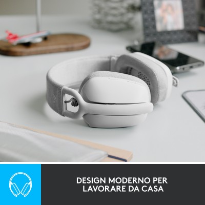 Cuffie Logitech Zone Vibe 100 Bluetooth Bianco