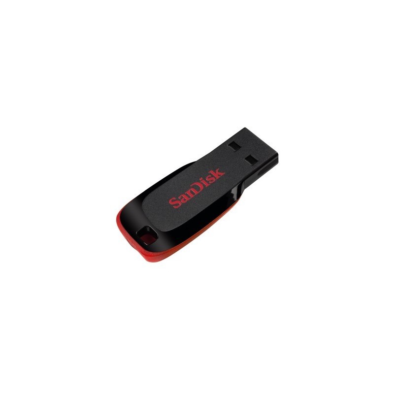 Pendrive SanDisk Cruzer Blade 64 GB USB 2.0 Nero, Rosso