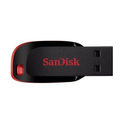 Pendrive SanDisk Cruzer Blade 64 GB USB 2.0 Nero, Rosso