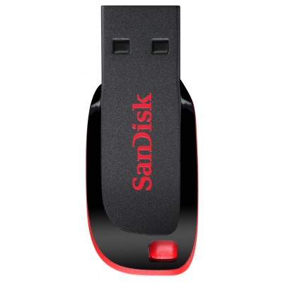 Pendrive SanDisk Cruzer Blade 64 GB USB 2.0 Nero, Rosso