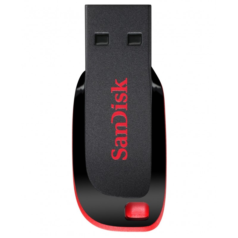 Pendrive SanDisk Cruzer Blade 64 GB USB 2.0 Nero, Rosso