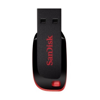 Pendrive SanDisk Cruzer Blade 64 GB USB 2.0 Nero, Rosso