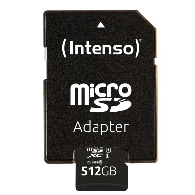 MICRO SDXC INTENSO UHS-I Performance 512 GB MICRO SDXC INTENSO UHS-I Performance 512 GB