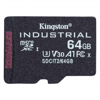 MICRO SDHC KINGSTON Industrial 64 GB 