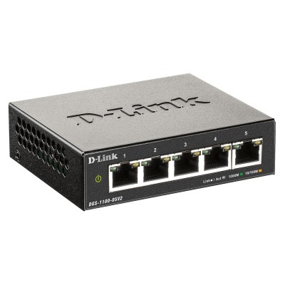 Switch D-Link 5-porte 10 100 1000 DGS-1100-05V2 E