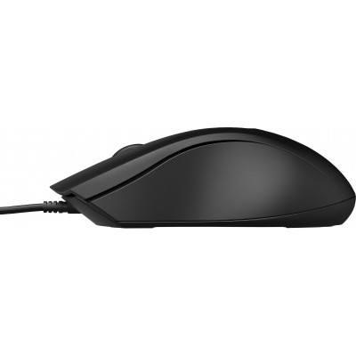 Mouse HP Wired Maus 100 Nero