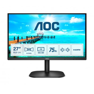 Monitor AOC 27B2AM 27'' FullHD IPS 75 Hz HDMI LED Nero