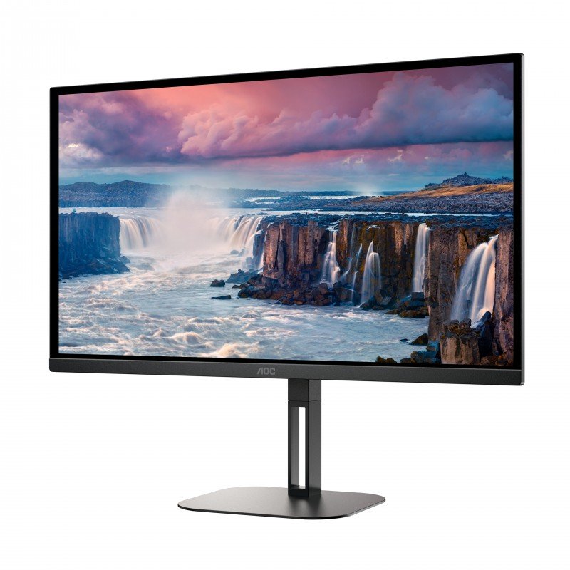 Monitor AOC Q27V5N BK 27'' QHD VA HDMI DisplayPort Free-Sync Pivot HDR LED Nero