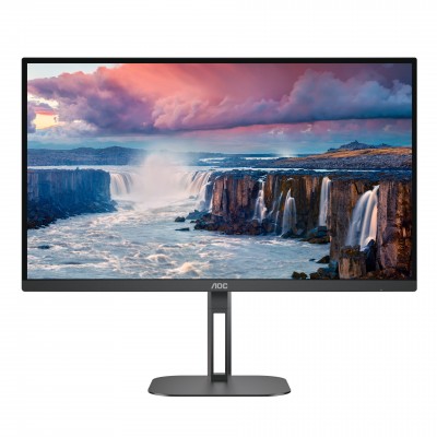 Monitor AOC Q27V5N BK 27'' QHD VA HDMI DisplayPort Free-Sync Pivot HDR LED Nero