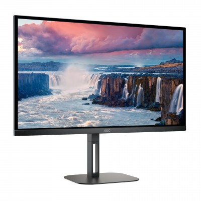 Monitor AOC Q27V5N BK 27'' QHD VA HDMI DisplayPort Free-Sync Pivot HDR LED Nero