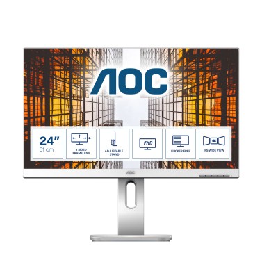 Monitor AOC X24P1 GR 24'' WUXGA IPS 60 Hz HDMI Argento