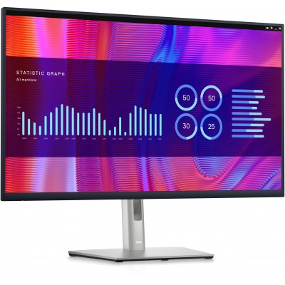 Monitor Dell P3223DE 32'' QHD IPS USB-C HDMI Argento Nero