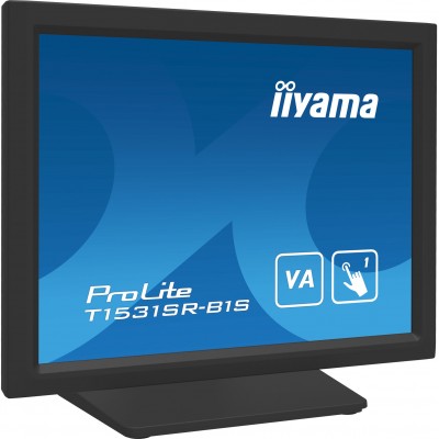 Monitor iiyama ProLite T1531SR-B1S 15'' XGA VA Touchscreen VGA HDMI DisplayPort LED Nero Opaco