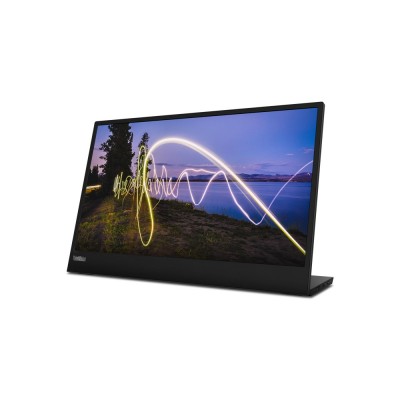 Monitor Lenovo ThinkVision M15 16'' FullHD IPS USB-C LED Nero