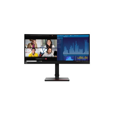 Monitor Lenovo ThinkVision P34w-20 34'' WQHD HDMI USB-C IPS LED Nero