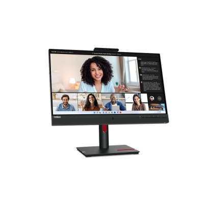 Monitor Lenovo ThinkVision T24mv-30 24'' Full HD IPS HDMI DisplayPort USB-C Pivot Webcam LED Nero