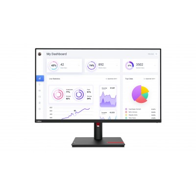 Monitor Lenovo ThinkVision T32p-30 32'' UltraHD 4K IPS 60Hz LED Nero