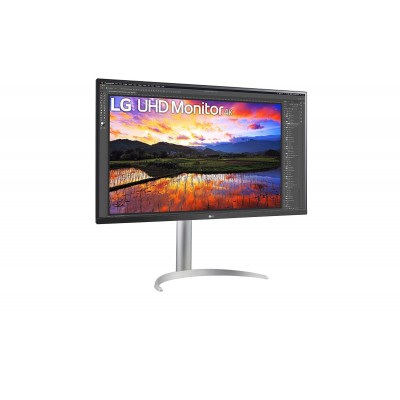 Monitor LG 32UP55NP-W 31'' UltraHD 4K VA AMD Free-Sync HDR10 USB-C Nero Argento