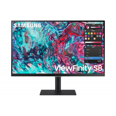 Monitor SAMSUNG ViewFinity S8 S27B800TGU 27'' UltraHD 4K IPS Thunderbolt 4 HDMI LED Nero