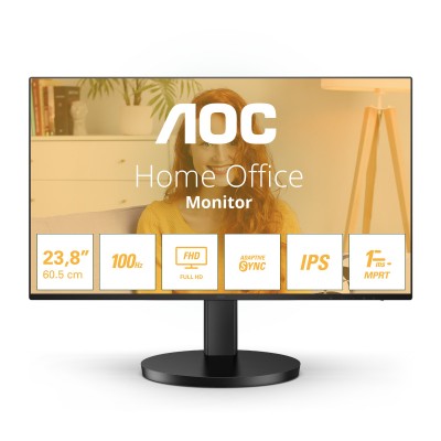 MONITOR AOC 24B3HA2 24'' FullHD IPS Adaptive-Sync HDR 100Hz LED NERO