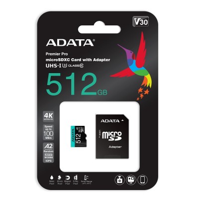 MICRO SDXC ADATA Premier Pro 512 GB 