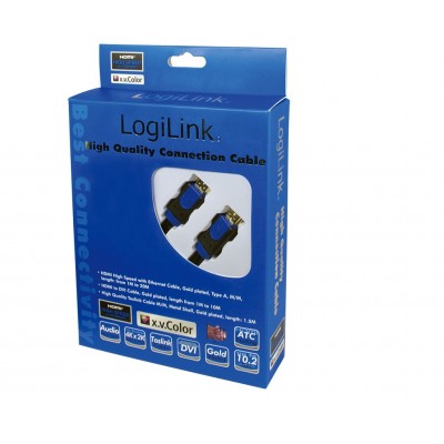 Cavo LogiLink HDMI con Ethernet 1m