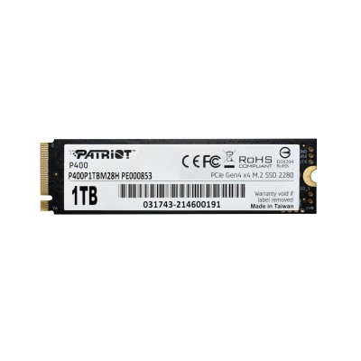 SSD M.2 Patriot Memory P400 1 TB PCI Express 4.0 NVMe