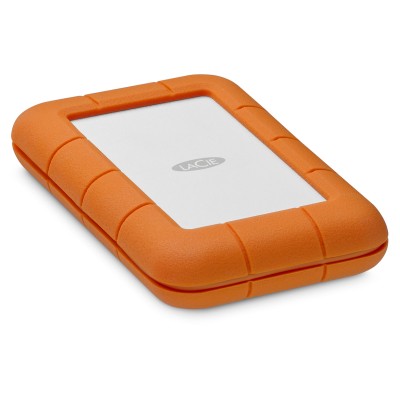 SSD Esterno LaCie Rugged USB-C 5 TB Grigio Giallo