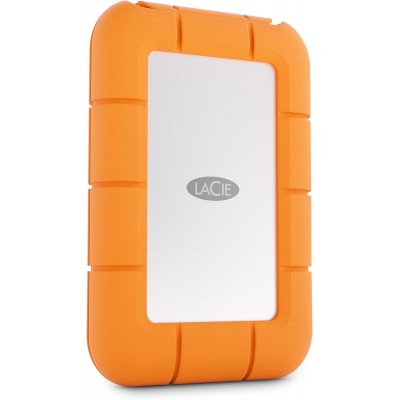 SSD Esterno LaCie Rugged Mini 2 TB USB-C 3.2 Gen 2x2 20 Gbit s Arancione Argento