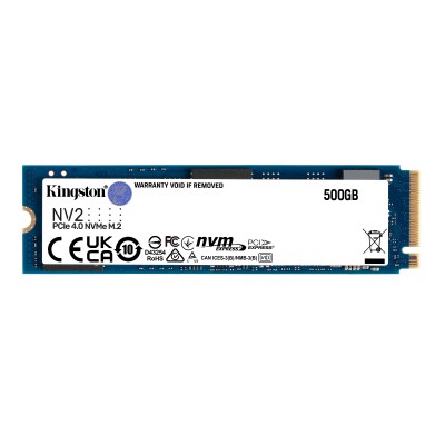 SSD M.2 Kingston Technology NV2 500 GB PCIe 4.0 NVMe  - SPEDIZIONE IMMEDIATA