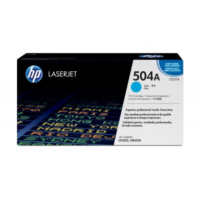 HP toner ciano CE251A 504A 7000 pagine