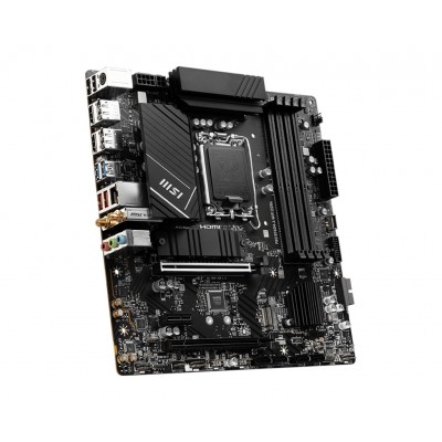 Scheda Madre MSI PRO B760M-A WIFI DDR4 LGA 1700 Micro-ATX Scheda Madre MSI PRO B760M-A WIFI DDR4 LGA 1700 Micro-ATX
