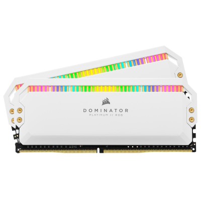 RAM Corsair Dominator Platinum RGB DDR4 3600MHz 16GB (2x8) CL18 Bianco