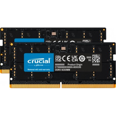 Ram Crucial SO-DIMM DDR5 5600 MHz 64 GB (2x32) CL46