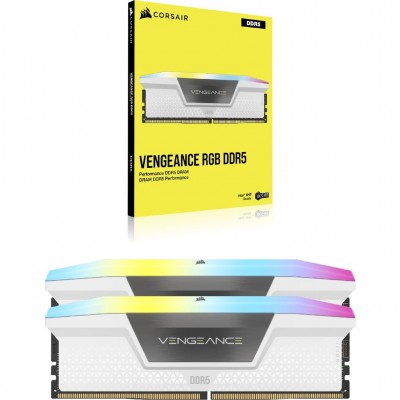 Ram CORSAIR VENGEANCE DDR5 6000Mhz 32 GB (2X16) RGB XMP 3.0 CL36 BIANCO