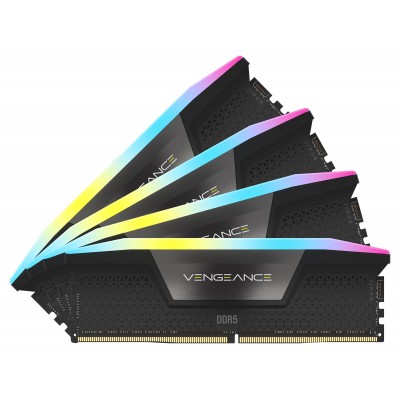 Ram CORSAIR VENGEANCE DDR5 6000Mhz 96GB (4X24) RGB XMP 3.0 CL30 NERO