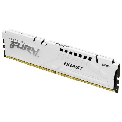 Ram KINGSTON FURY BEAST DDR5 5600MHz 32GB (1x32) XMP 3.0 CL40 BIANCO