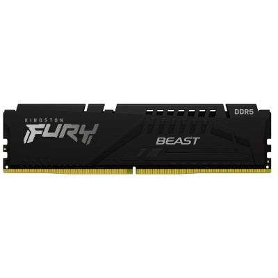 Ram KINGSTON FURY BEAST DDR5 6000MHz 8GB (1x8) EXPO 3.0 CL36 NERO