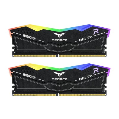Ram TEAM GROUP T-FORCE DELTA DDR5 7200MHz 48GB (2x24) RGB XMP 3.0 CL34 NERO Ram TEAM GROUP T-FORCE DELTA DDR5 7200MHz 48GB (2x24) RGB XMP 3.0 CL34 NERO