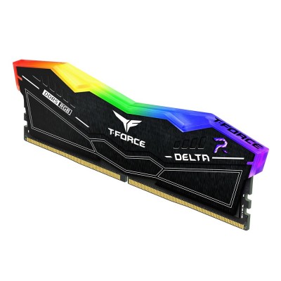 Ram TEAM GROUP T-FORCE DELTA DDR5 7200MHz 48GB (2x24) RGB XMP 3.0 CL34 NERO Ram TEAM GROUP T-FORCE DELTA DDR5 7200MHz 48GB (2x24) RGB XMP 3.0 CL34 NERO