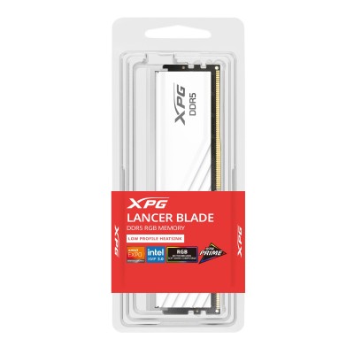 RAM ADATA XPG Lancer Blade DDR5 6400Mhz 16GB (1X16) RGB XMP EXPO BIANCO CL32