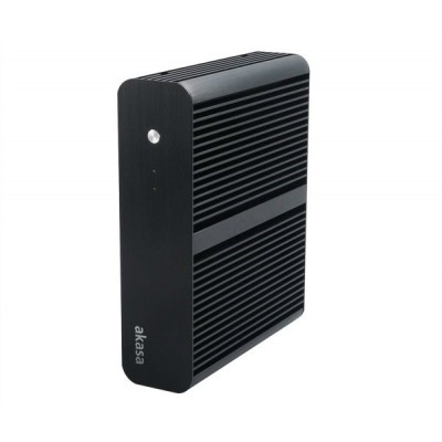 Case Akasa Euler Fanless Thin-Mini-ITX 120W PSU OEM Nero