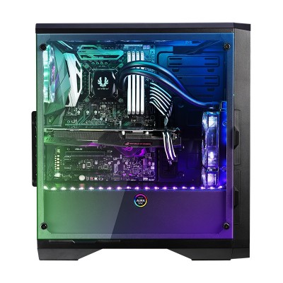 Case BitFenix Enso RGB Midi-Tower vetro temperato Nero